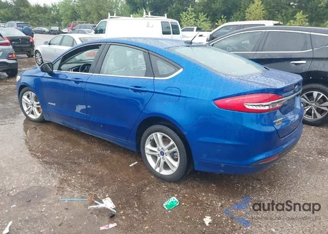 2018 Ford Fusion Hybrid S z USA, uszkodzony, nr VIN 3FA6P0UU5JR279150